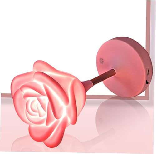 Miniatura 5 de Luces rojas rosas LED lámparas de noche lámpara decorativa interior Led rosa roja boda lámpara de mesa táctil lámpara de mesa lámpara de noche LED