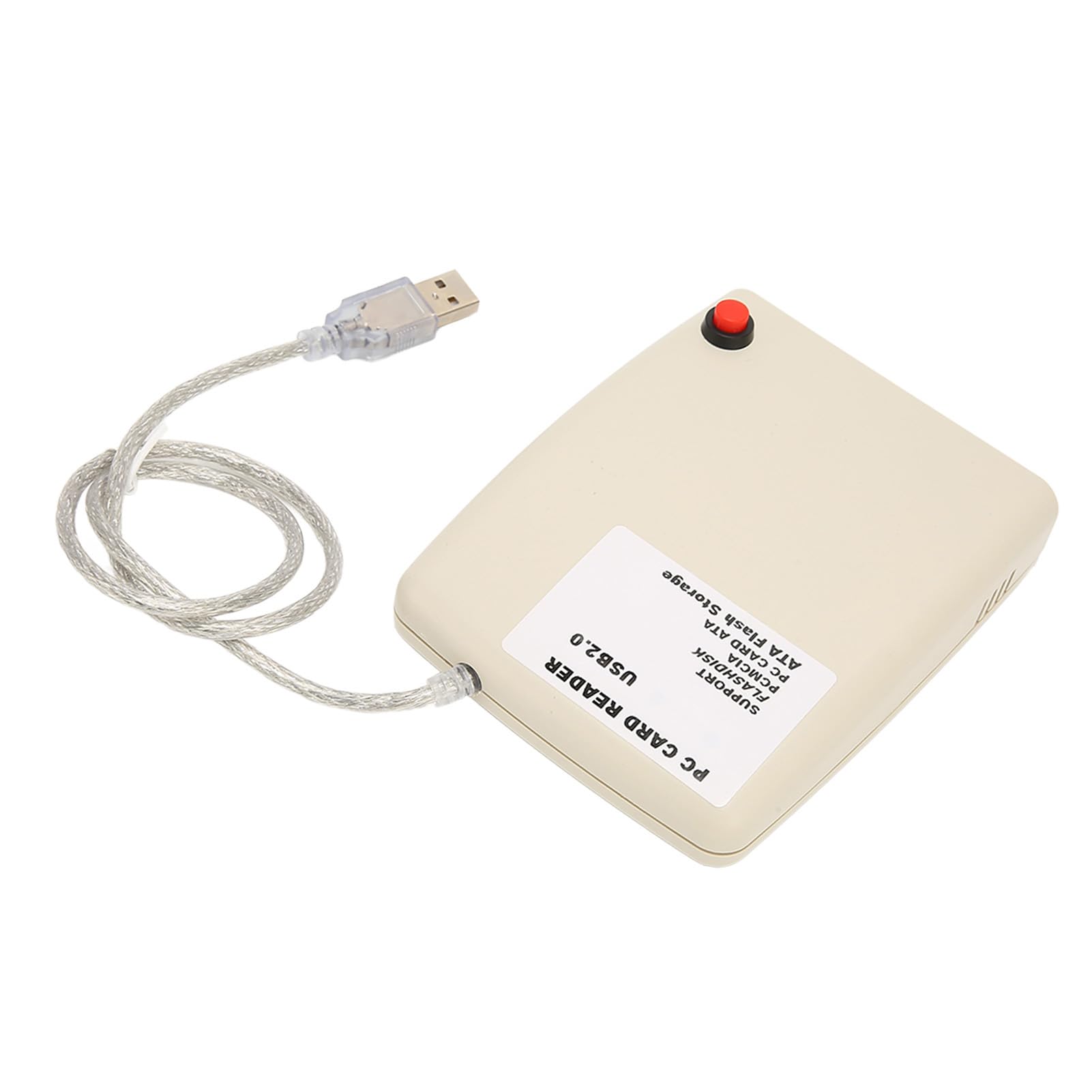 Jiawu Lector de Tarjetas PCMCIA, Lector de Tarjetas ATA de Chip Fuerte de Transmisión Estable, de USB2.0 con Plug and Play para Oficina en Casa