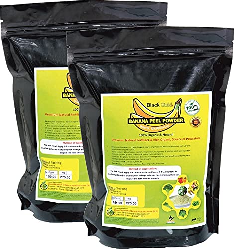 Black Gold Banana Peel Powder for Gardening Pack of 2 (Total 1.70Kg) (B097YFBH7H) Amazon Price History, Amazon Price Tracker
