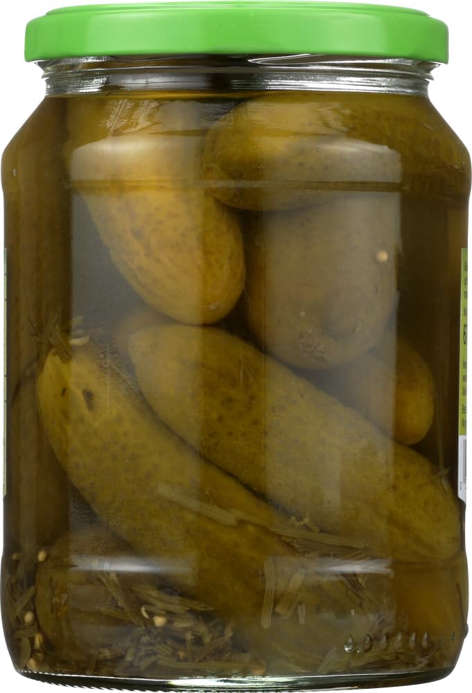 hengstenberg knax gherkins (crunchy pickles) - 24oz [3 units] (038274415053)