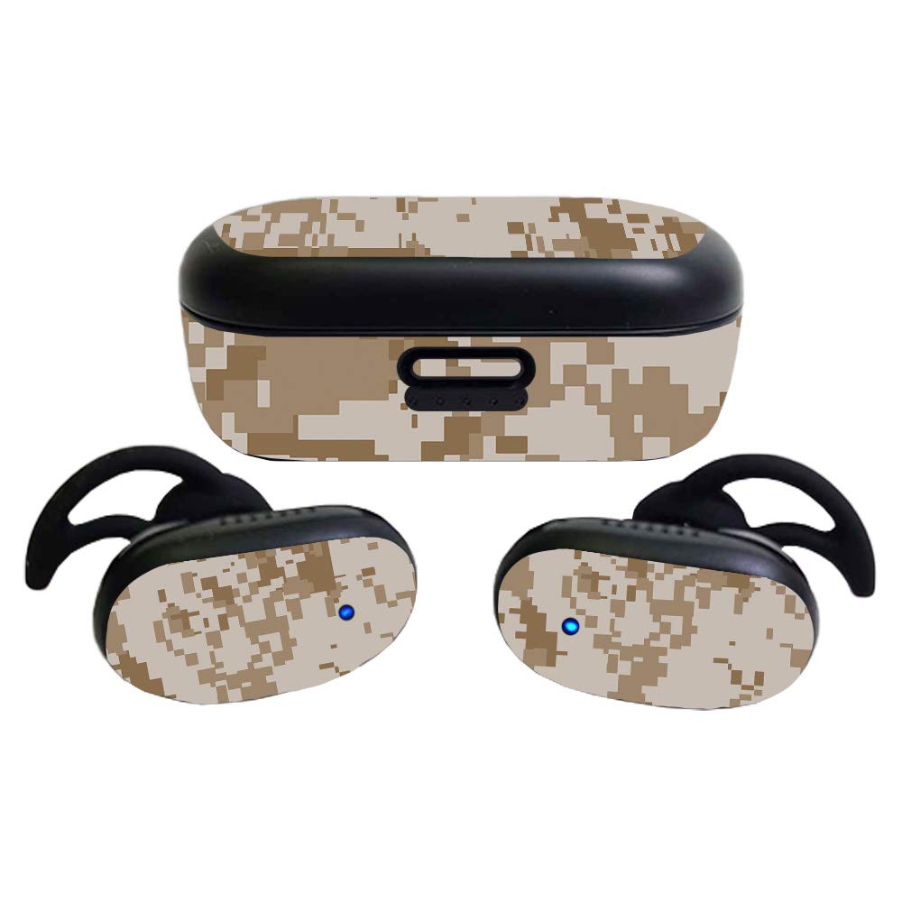 MightySkins Glossy Glitter Skin Compatible with Bose QuietComfort Earbuds (2020)
