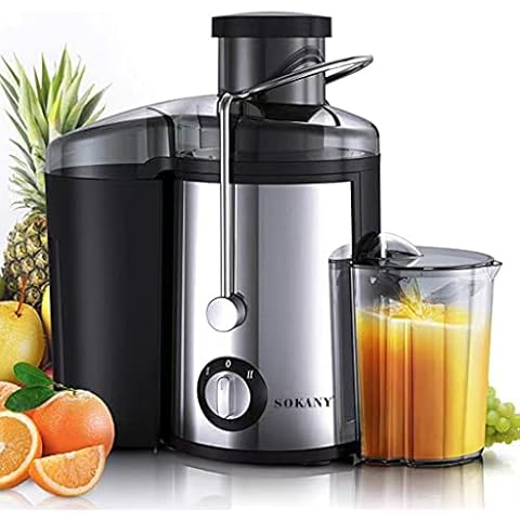 SOKANY SK-4000 Entsafter 800W für Obst und Gemüse aus Edelstahl Cover