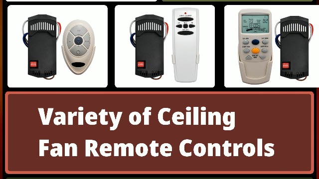 Universal Ceiling Fan Remote Control and Receiver Kit for Hampton