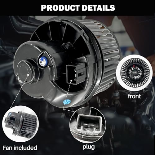 Image of 700272 AC Heater Blower Motor Fan Assembly Fit for Ford Escape 2013-2019， Focus 2012-2018 ，Transit Connect 2014-2018 GV6Z19805AA, GV6Z19805B, H1FZ19805A, H1FZ19805B