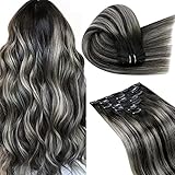 【Weitere Informationen】 Unsere Clips bestehen aus starken U-förmigen Clips aus Edelstahl, sodass kein Rost oder Verschleiß entsteht. Unser Clip für Haarverlängerungen besteht aus remy menschlichem Haar, keinem gemischten Tier- oder Kunsthaar.