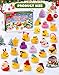 PatiSync Advent Calendar 2026 with 24pcs Rubber Duck Bath Toys for Kids and Toddlers, 24 Days of Surprise Holiday Countdown, Valentines Gifts for Boys Girls