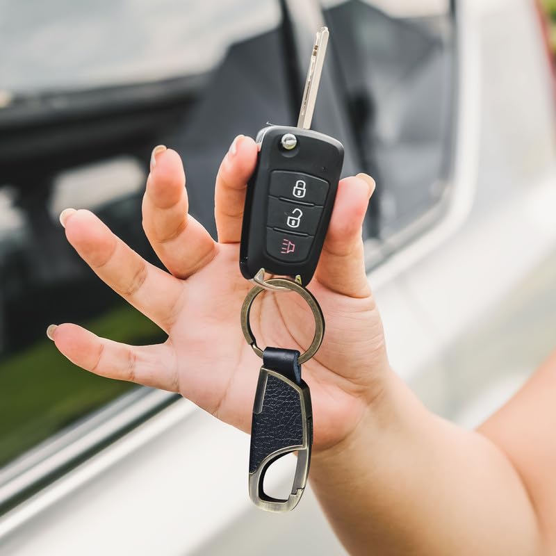 Image of Kraptick Keychain - Unisex Stainless Steel Key Holder for Bike, Car, Scooter & Home Compact Durable Rust-Resistant Keyring for Travel, Office & Daily Use-VV