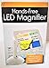 Kole Imports Hands-Free LED Magnifier