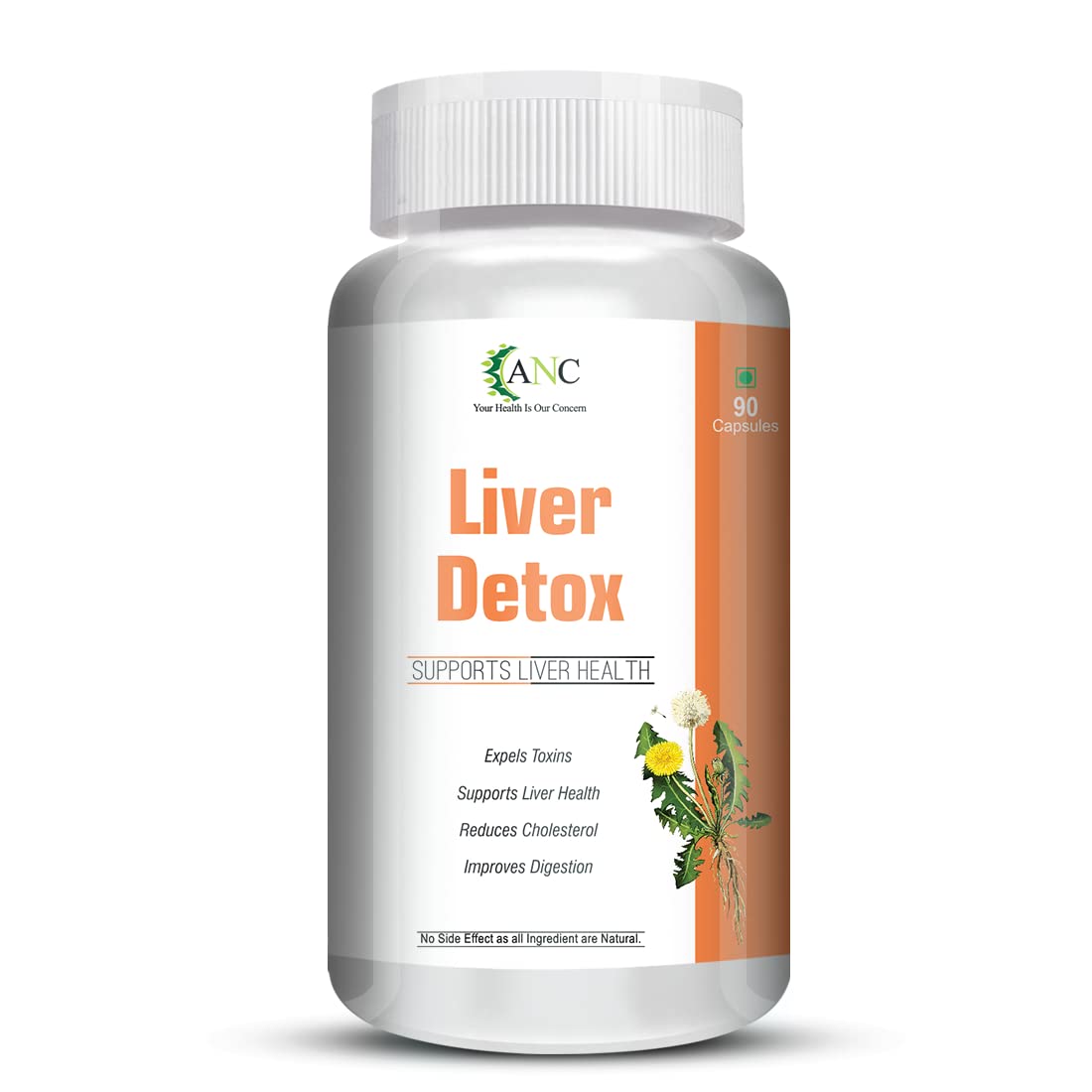 ANC Herbal Liver Detox With Milk Thistle and Dandelion for Fatty Liver support Healthy Digestion 90 Capsules (B0BXGYD9ZF) Amazon Price History, Amazon Price Tracker
