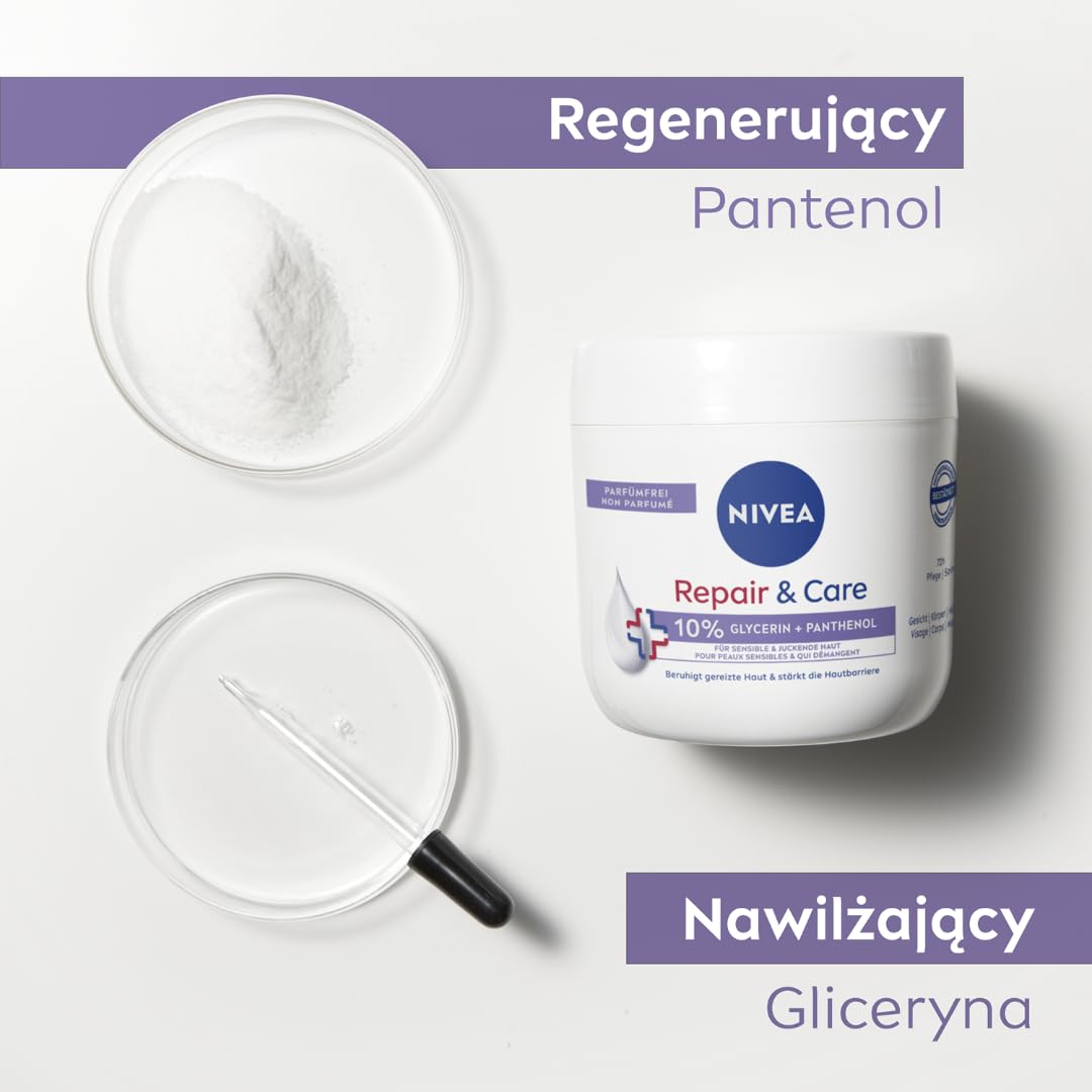 NIVEA Repair & Care Sensitive krem multifunkcyjny nawilżająco-ochronny 400 ml