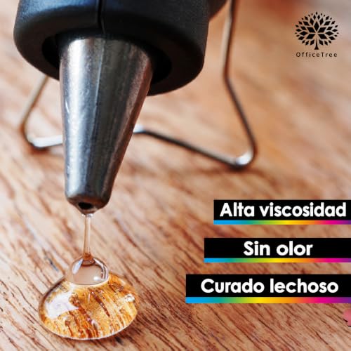Miniatura 6 de Officetree 45x Barras Silicona Caliente 11mm X 200mm - Secado Rápido Y Extra Fuerte - Barras De Silicona Caliente 11 Mm Para Bricolaje Y Diversos Materiales - Barra Pegamento Termofusible