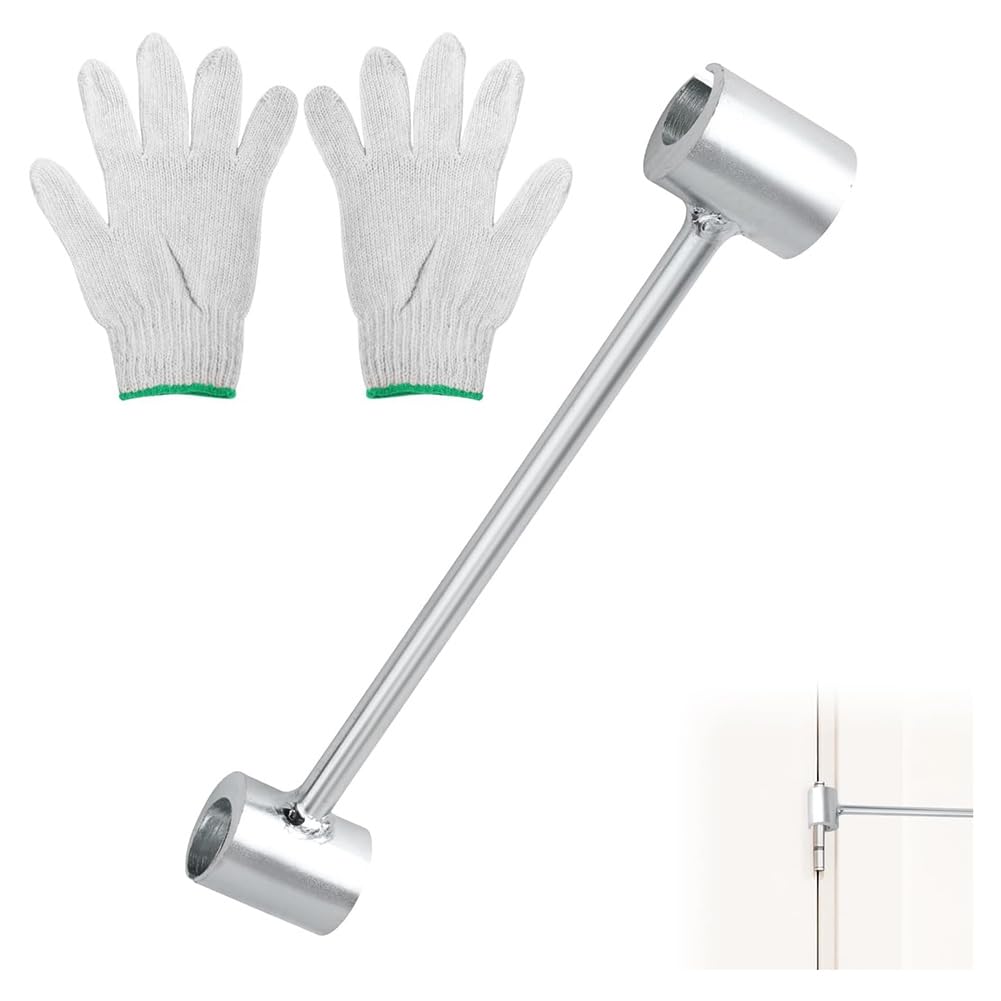 Littimoon Hinges Gaps Adjusting Wrench, 0.91-0.98in Steel Door Hinge Adjustment Tool Door Hinge Repair Spanner Practical Tools