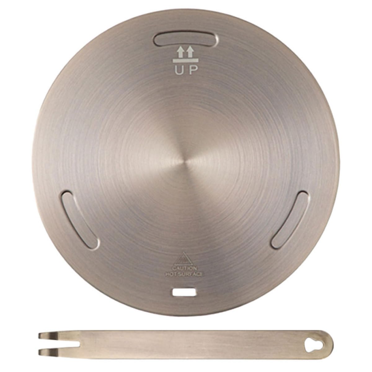 Difusor de Calor Redondo de 28 CM en Acero Inoxidable para Cocina Inducción y Gas, Placa Guía Térmica para Ollas y Uso en Vitrocerámica