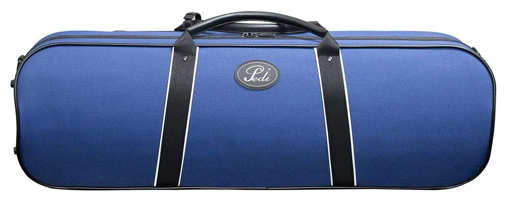 Pedi 16100 Night Stripe - Estuche rectangular para violín, color azul