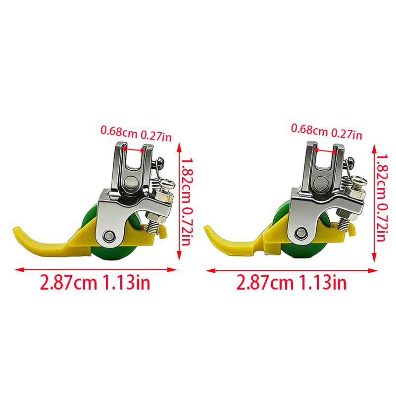 Pies Prensatelas Plástico Resistente para Máquinas de Coser miniatura 4