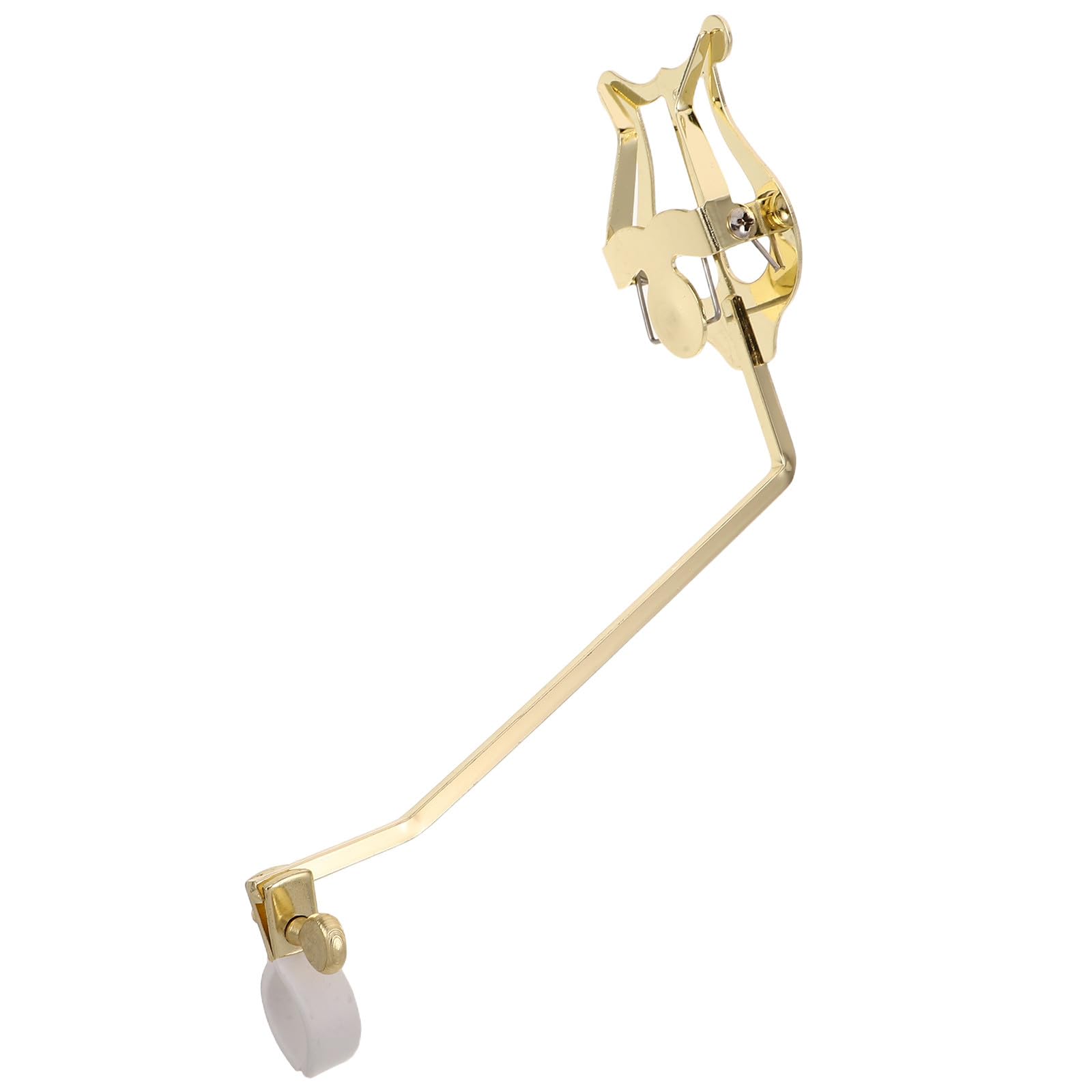 IMIKEYA Pince à Lyre pour Clips de Partitions pour Cor D'harmonie en Métal Doré Accessoire Compact Répétitions Longues en Intérieur