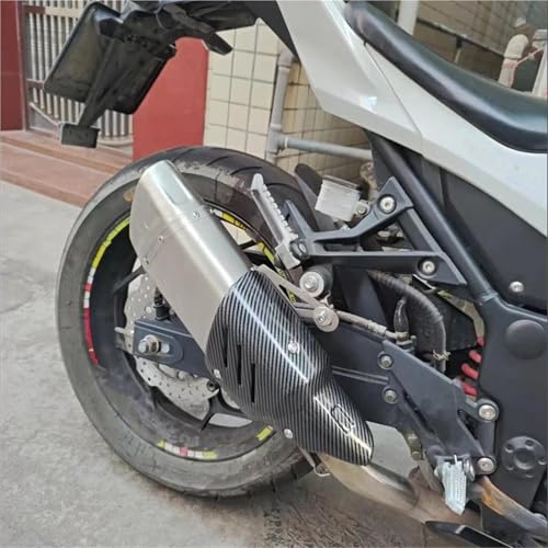 Silencieux d'échappement carbone moto : fini les brûlures de protection