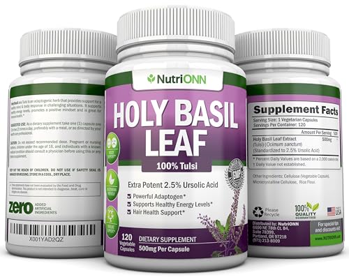 NutriONN Holy Basil Leaf Capsules