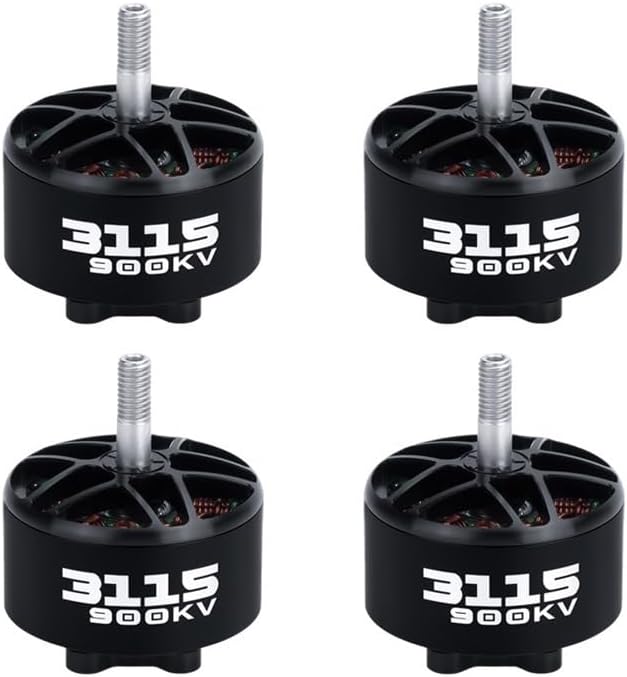 Fit for 9-10 inch FPV RC Drone FPV Freestyle Quadcopter DIY Parts AZ3115 900KV 3-6S Brushless FPV Motor(4PCS 900KV)