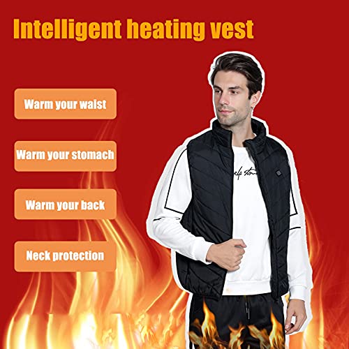 Heated Vest for Men and Women Plus Size USB Rechargeable Heating Jackets Warm Puffer Coats(Battery Pack Not Included)4