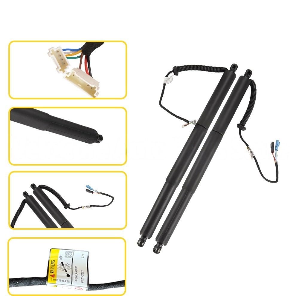 Amortiguador Puerta Trasera Puntal eléctrico de puerta trasera 51247434041 51247434042 apto para BMW X5 F15 Tirante Portón Trasero(51247434042 Right)