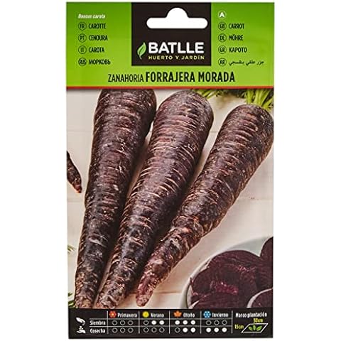 Batlle vegetable seeds - Purple carrot (7500 Seeds) Cover