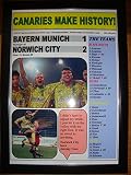Lilywhite Multimedia Bayern Munich 1 Norwich City 2-1993 UEFA Cup - Framed Print