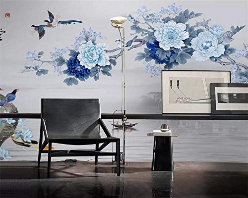 Benutzerdefinierte chinesische Stil Stift Pfingstrose Yutang reiche Magnolie chinesischen TV Hintergrund Papel de Parede Tapete Papier Peint -