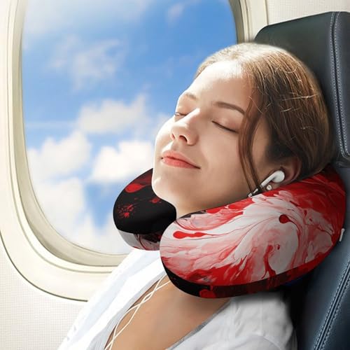 Almohada de viaje U espuma viscoelástica 30 x 25 cm miniatura 3