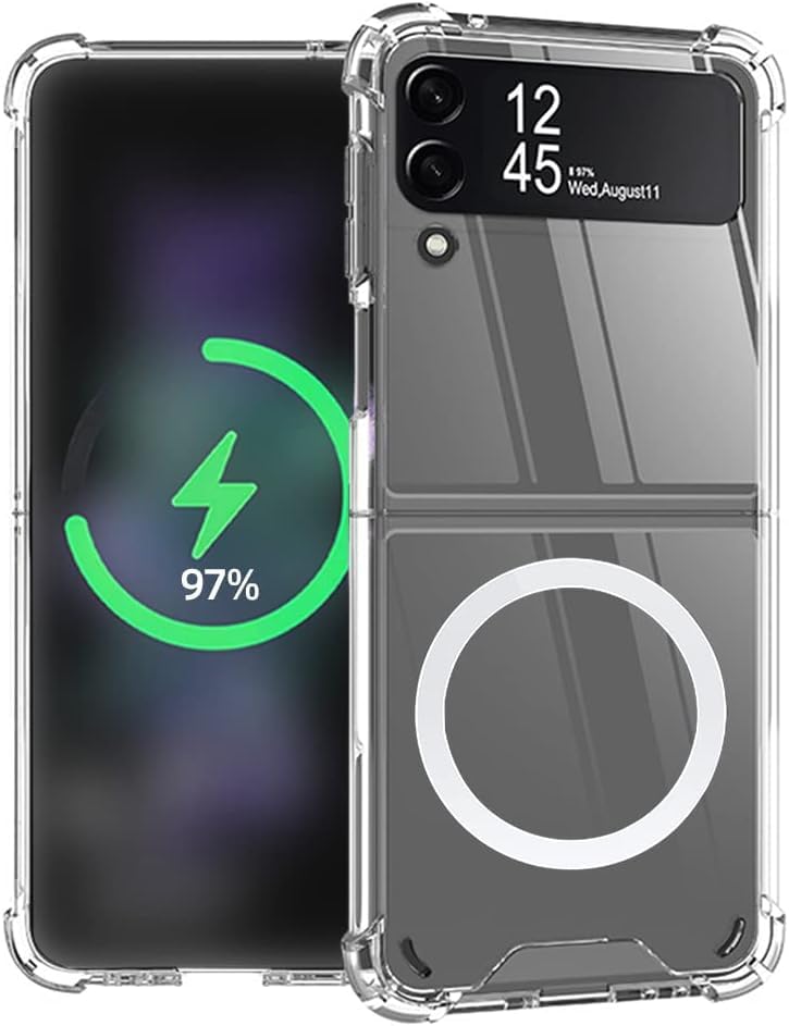 MIDOS Back Cover Compatible with Samsung Galaxy Z Flip 3 Ultra Thin Anti Fall, Anti-Scratch Transparent Cover Support Magsafe Charger for- Samsung Galaxy Z Flip 3 (B0CJYCRXV5) Amazon Price History, Amazon Price Tracker