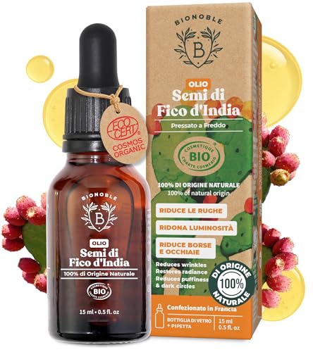 Bionoble Olio di Semi di Fico d’India Bio 15ml - Olio...