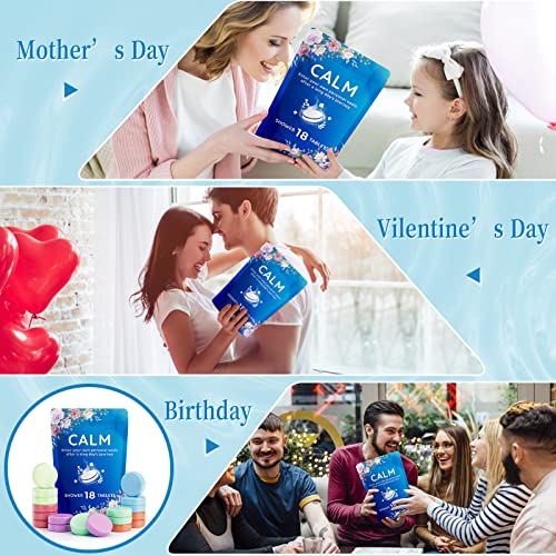 18-Pack Shower Steamers Aromatherapy-Shower Bath Bombs With Essential Oils For Self-Care And Relaxation-Variety Shower Tablets-Mother’s Day Gifts/Birthday Gifts For Women, Men Who Have Everything #TOP6
