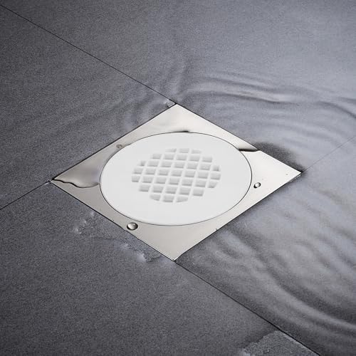 Drainage latéral pour cabines de douche avec tamis anti-odeur