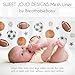 Sweet Jojo Designs + BreathableBaby 2-Piece Breathable Mesh Crib Liner Set (Sports Theme) for Boys, Baby, Infants/Newborn Nursery (Watercolor, Vintage, Soccer Balls, Football, Baseball, Basketball)