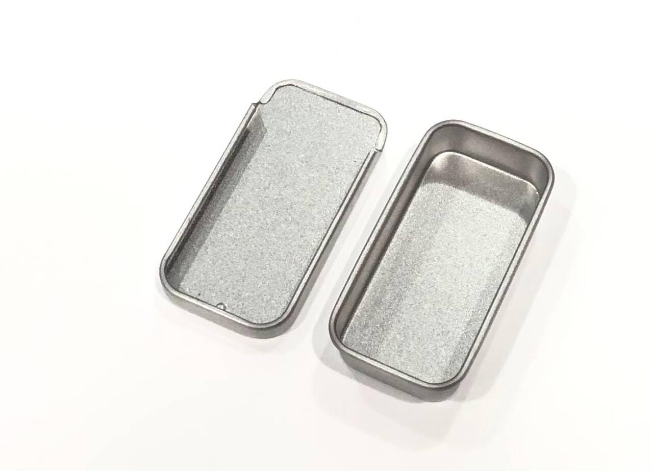 Amazon｜オーディオファン スライド缶ケース ブリキ缶 スライド式蓋 