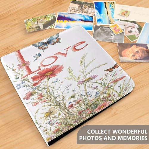 Álbum de Fotos Scrapbook Adhesivo DIY 3 Anillos 40 Páginas 11.8 x 11.2 pulgadas miniatura 5
