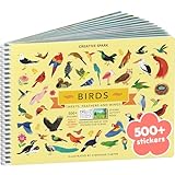 Cupkin Bird Sticker Book Activity for Kids, Toddler Airplane...