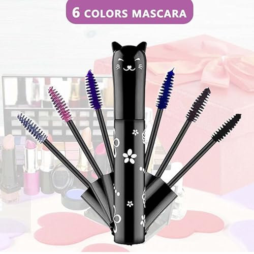5D Lengthening Curling Color Mascara, Waterproof Fast Dry Eyelashes,Volumizing Lengthening Curling Defining Washable Lashes Eyelashes Mascara (brown) - Image 8
