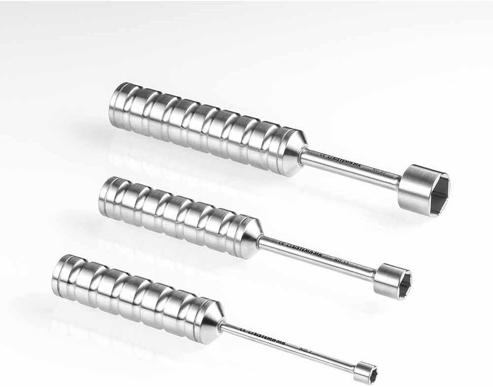 9,0 mm nut driver, blade (100 mm) & handle (inside eroded