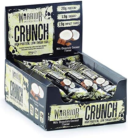 Warrior Crunch Protein Milk Chocolate Coconut 12 Bars