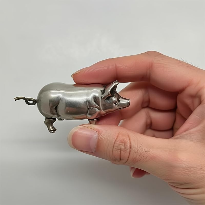 Cinta métrica mini estilo cerdo vintage miniatura 4