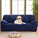LINGRUI Rutschfester Sofa-Schonbezug, strapazierfähiger Sofa-Schonbezug für Haustier, Hund, hochelastisch, dehnbar, 1/2/3/4-Sitzer-Sofa, Zweisitzer-Bezug, abnehmbar und waschbar