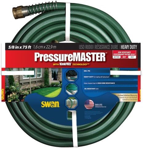 Swan SN7958075 Pressure Master Kink Free hose 5/8 inch x 75'