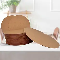 Kit 50 Unidades de Sousplat Porta-Pratos em MDF Cru 35x35cm Tapete de Mesa para Decoração