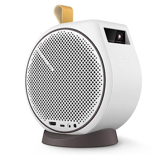 BenQ GV30 Vidéoprojecteur Portable | Enceinte Bluetooth |Android TV| Angle de Projection de 135 ° |Bluetooth, HDMI, USB