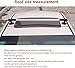 Universal Roof Rack Cross Bars, Suction Cup Diameter(10cm), Adjustable Aluminum Luggage Crossbar, Non-Destructive Installation, for Car SUV Without Roof Side Rail (Color : 135cm)