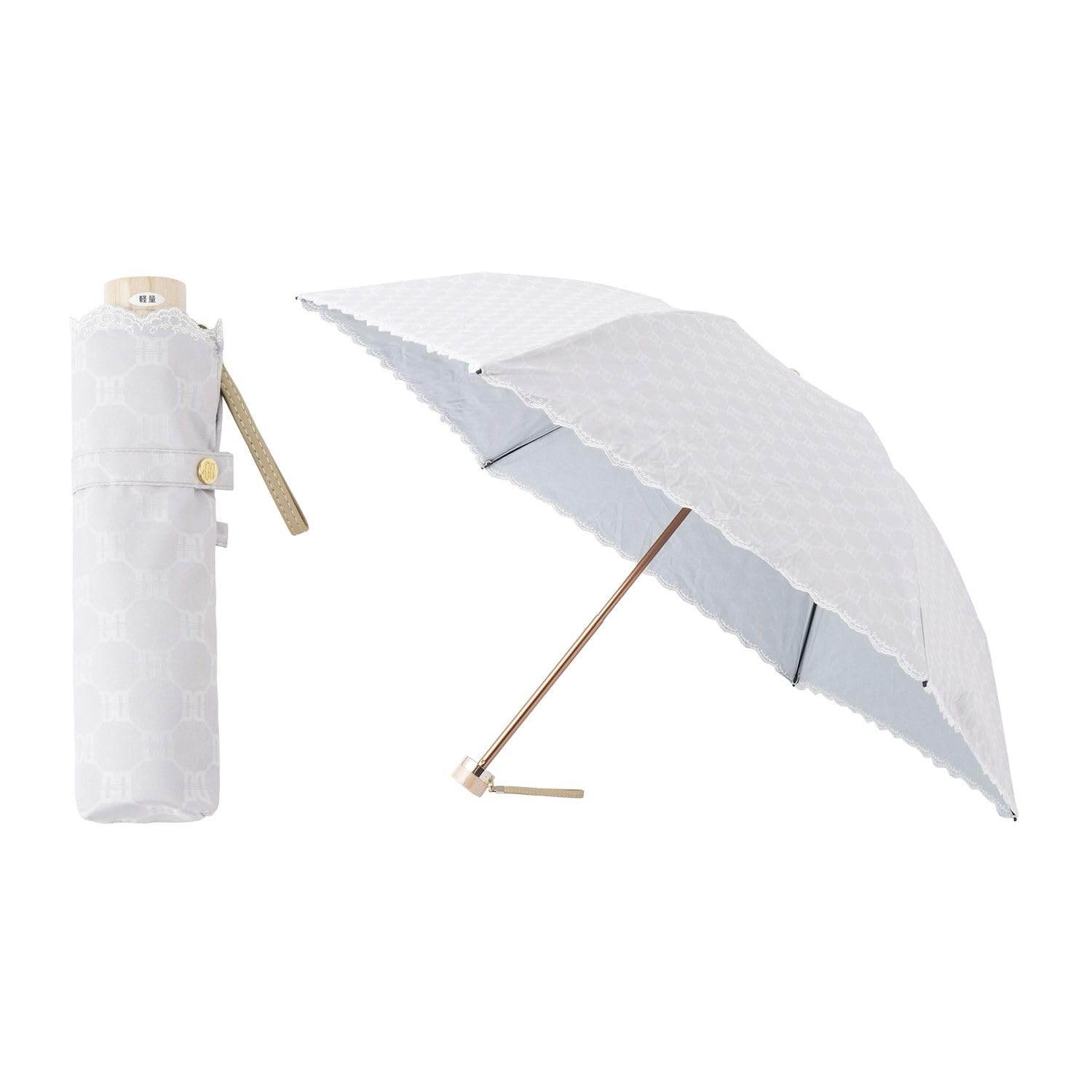★新品★DAKS　ダックス　晴雨兼用　日傘　楽折　1級遮光　軽量　刺繍　日本製 Amazon | (DAKS)ダックス 晴雨兼用傘 ロゴ 花刺繍【公式ムーン