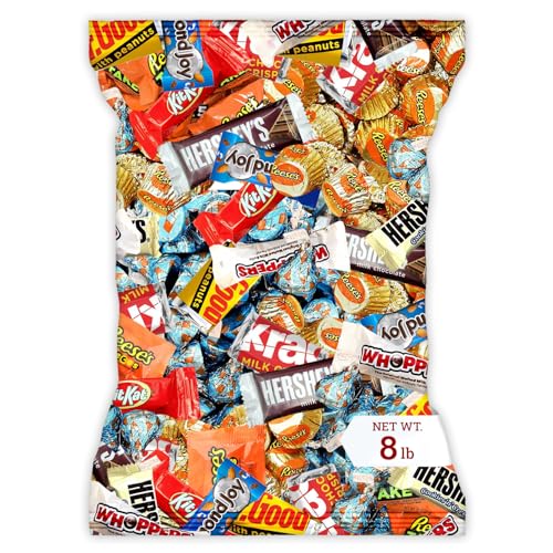 Bulk Chocolate Assortment Variety Pack - Chocolate Candy Variety Pack - 8 lb Bag of Mixed Treats...
