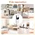 Bottom Loading Water Cooler Dispenser for 5 Gallon Bottles - 3 Temperatures with Hot, Room & Cold Spouts, Overload Protection, Dry Burning Protection,Water Dispenser for Home, Office - White