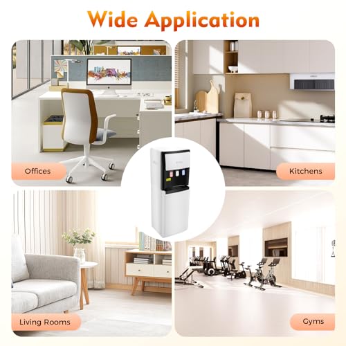 Image of Bottom Loading Water Cooler Dispenser for 3 Temperature Settings,Hot & Cold Standing Water Dispenser with Multiple Safety Features,Water Cooler for Home,Office,Apartment
